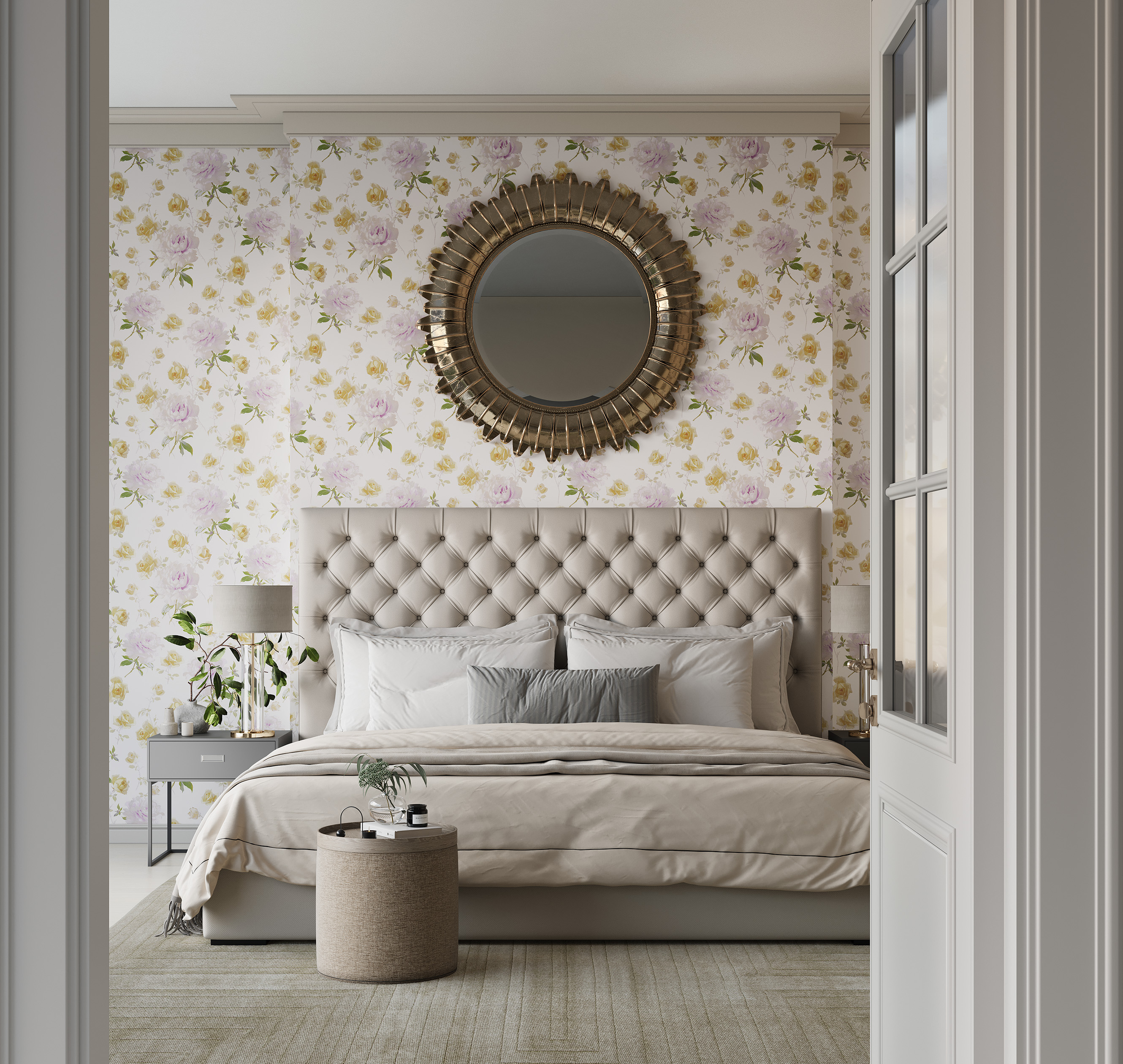 Панно Loymina Королева Афродита FL4 001 3×3 фото в интерьере